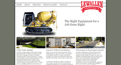 Desktop Screenshot of lewallenconstruction.com